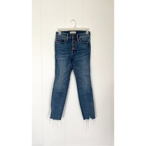 Madewell 10” High-Rise Skinny Jeans: Button Front Edition | 25P